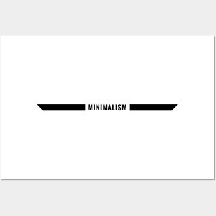 Single Lined Minimalism (Black version) - Minimal DM Posters and Art